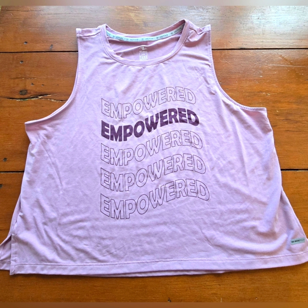 pink workout shirt